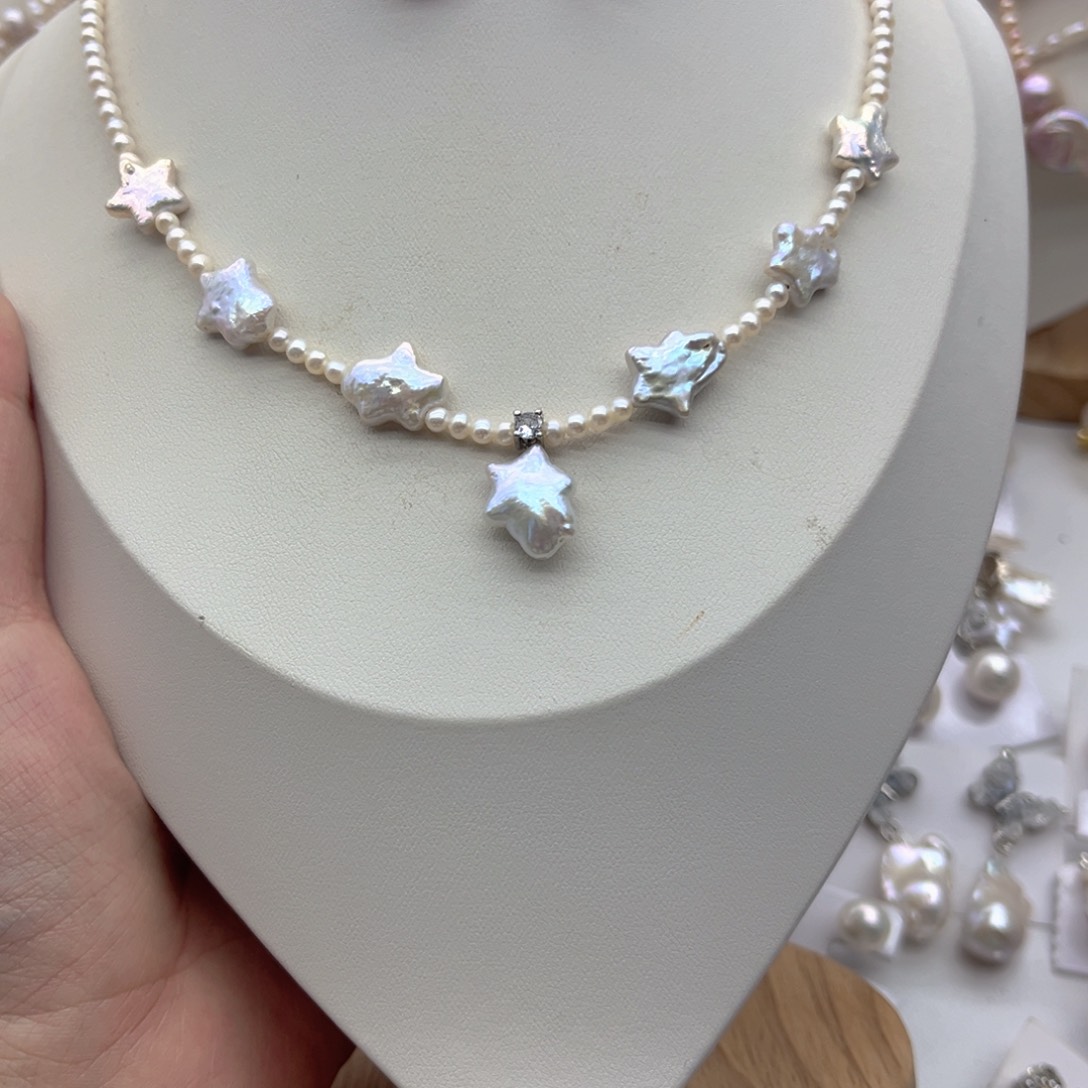 淡水珍珠未镶嵌颈饰