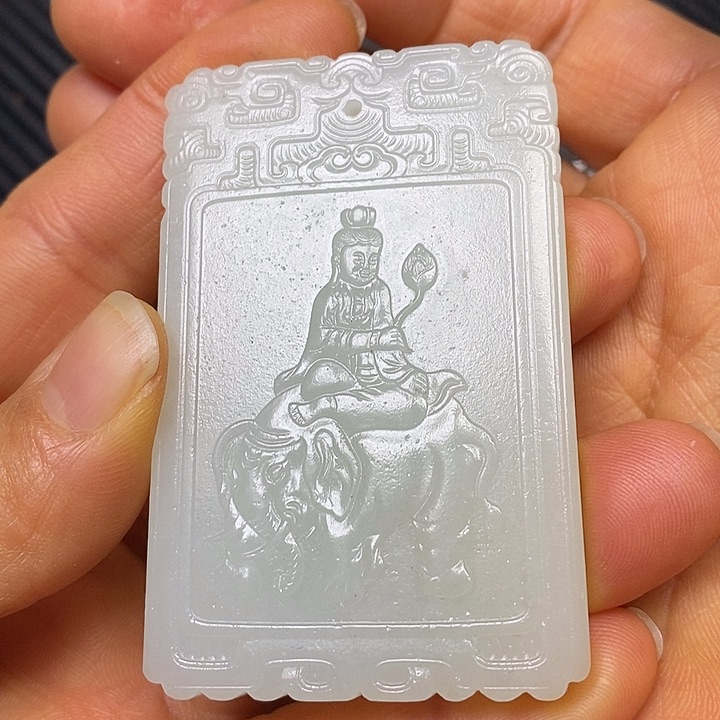 颈饰未镶嵌和田玉木*桥