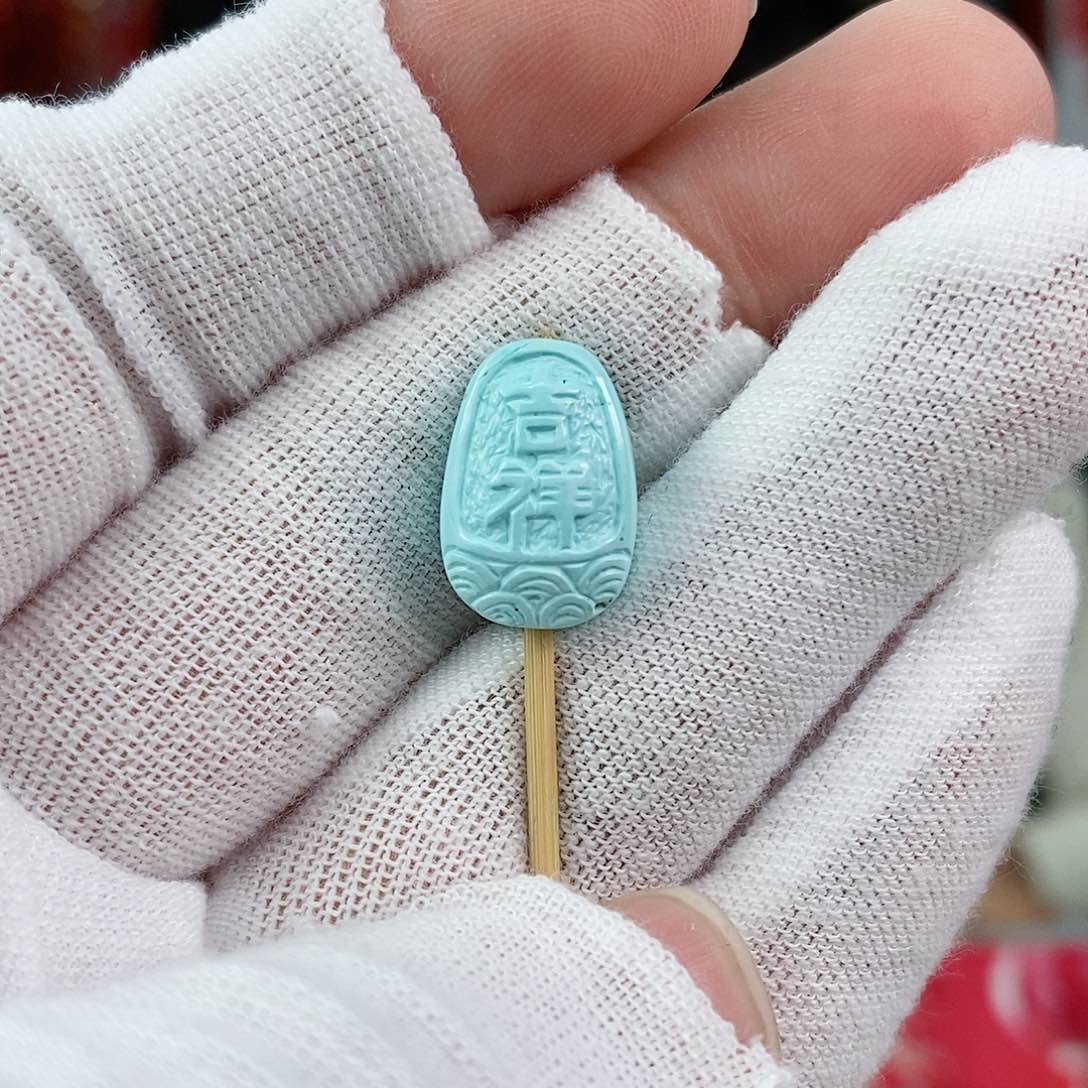 绿松石珠宝奇石未镶嵌