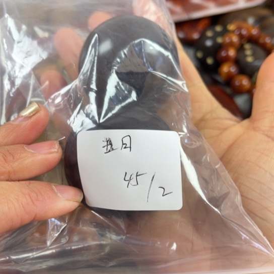 紫光檀五**晴紫光檀紫光檀手球