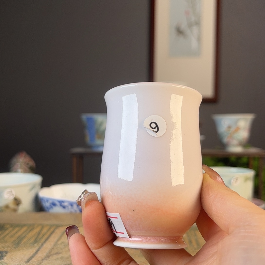 杯景德镇陶瓷茶杯多人