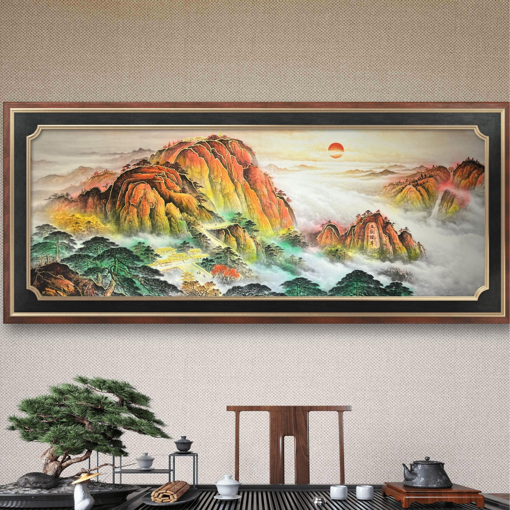 王云老师原创作品《五岳独尊》