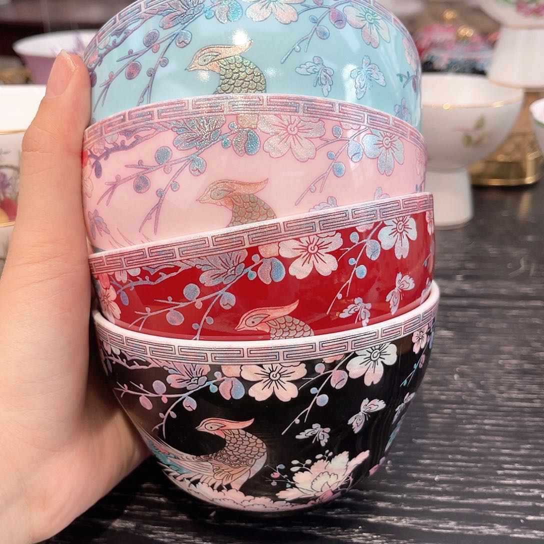 骨瓷四个饭碗————————————