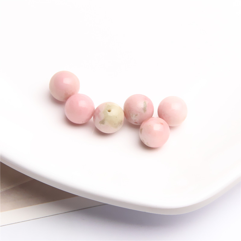 樱花粉10MM圆珠散珠 K0536 多样性发一