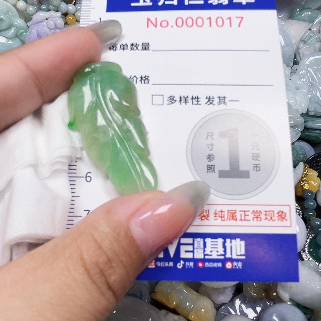 翡翠未镶嵌吊坠(不含链)111