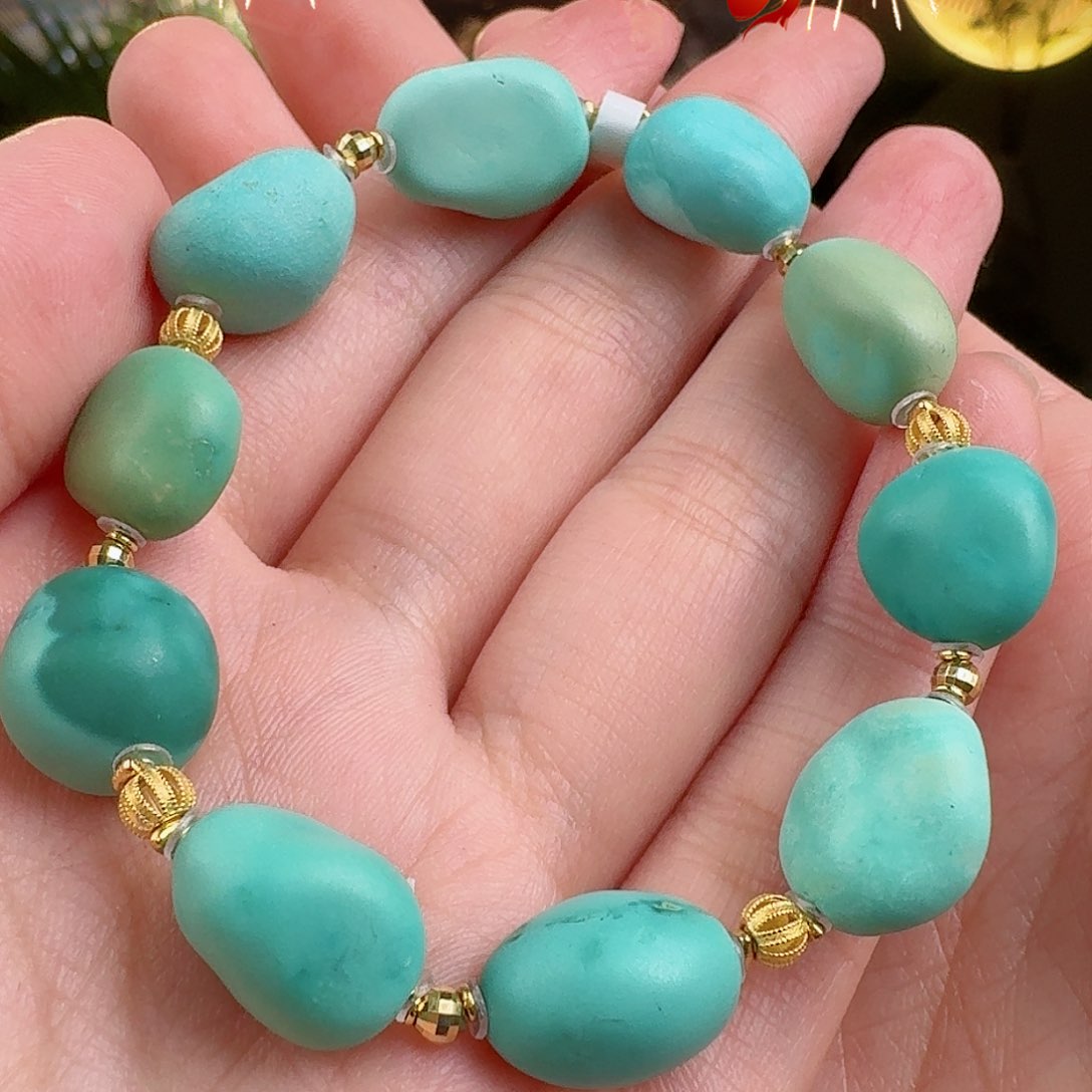 绿松石珠宝奇石未镶嵌