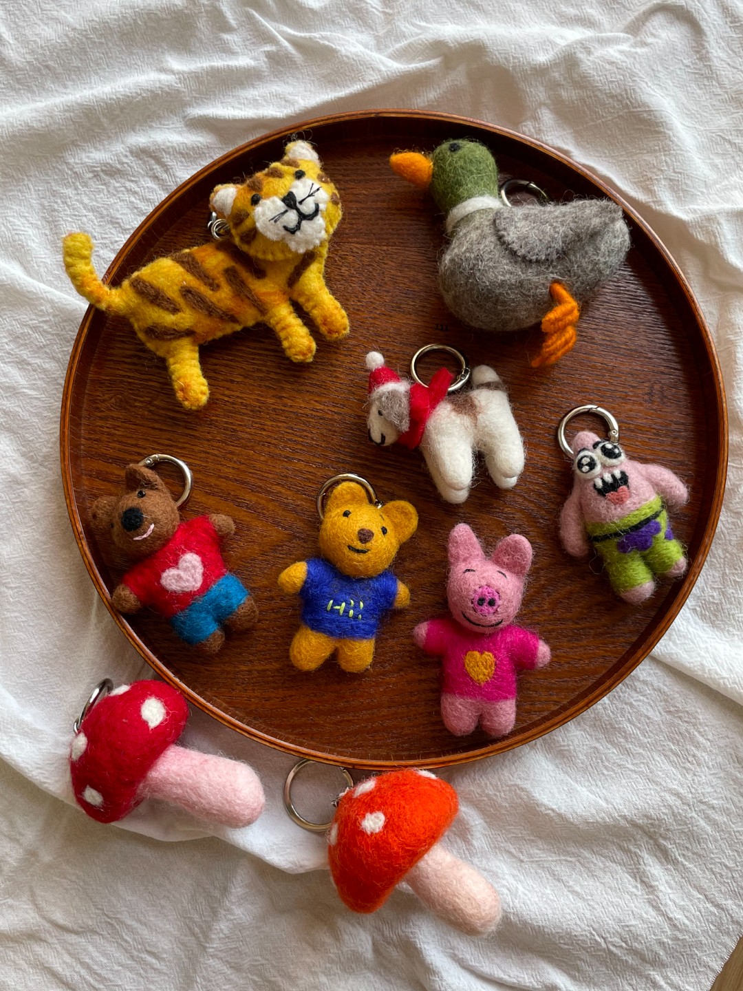 2号羊毛毡手工挂件【直播间选款】