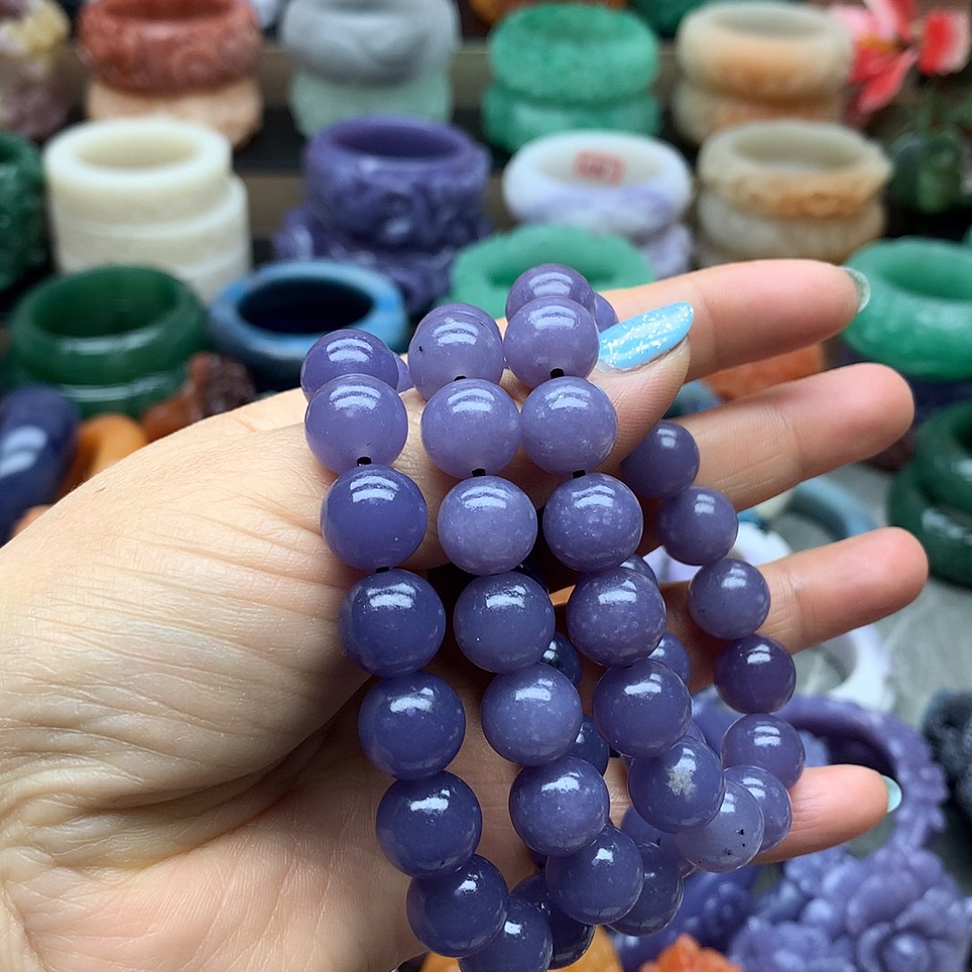 毛衣链未镶嵌石英质玉