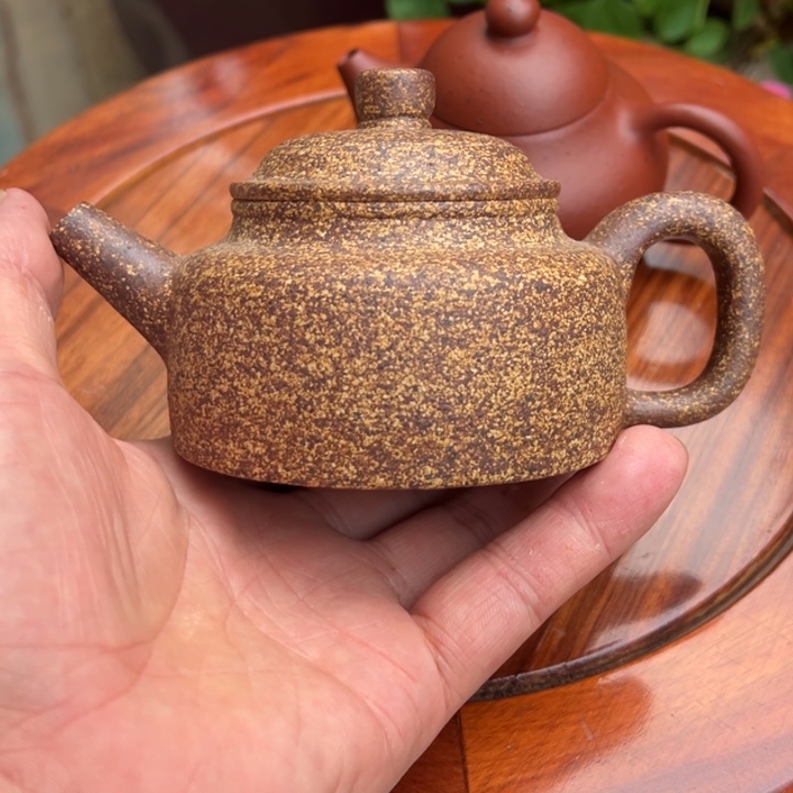茶壶紫砂黄龙山老段、手磨料