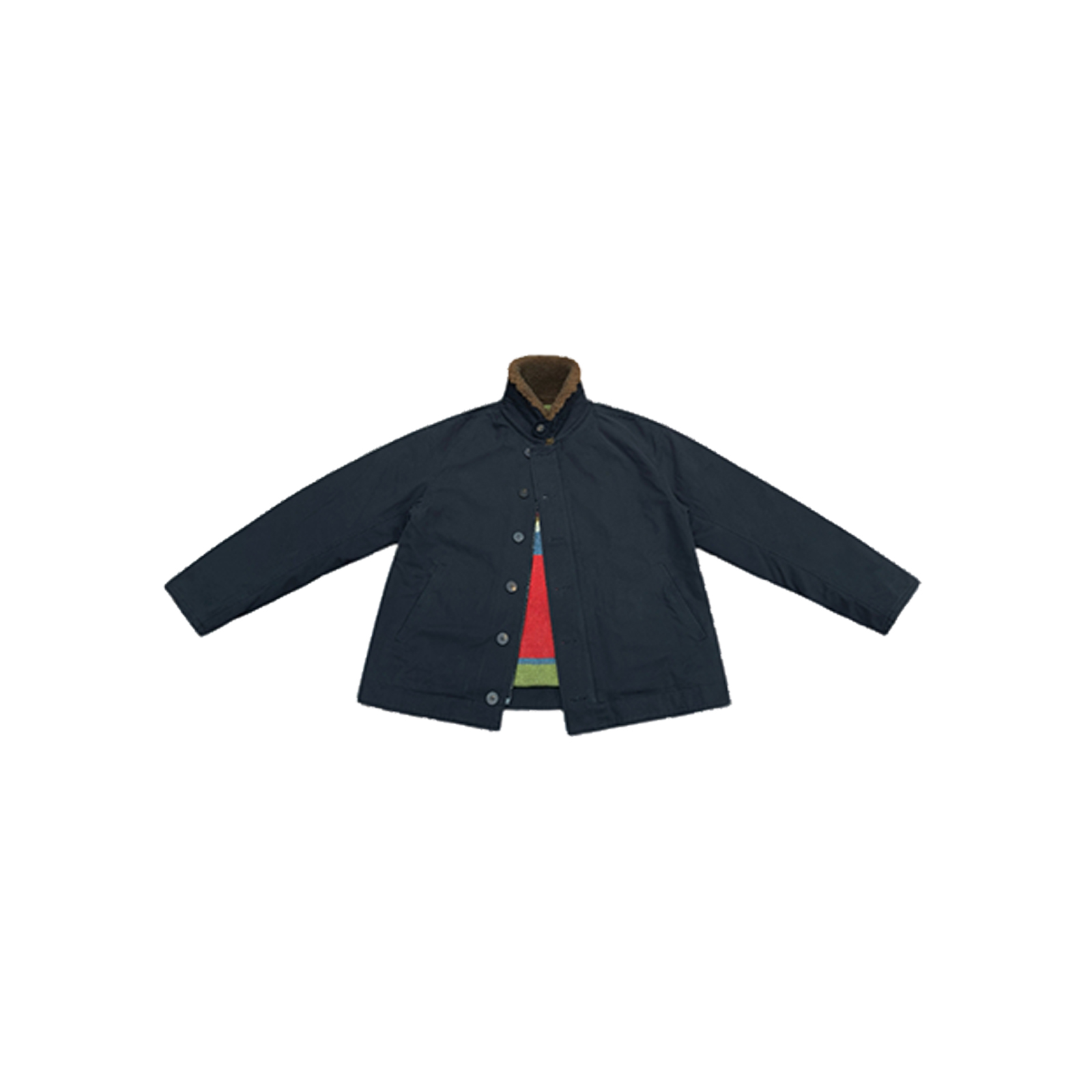 【大圆】复古做旧毛领甲板夹克外套立毛领棉服 YQC000019