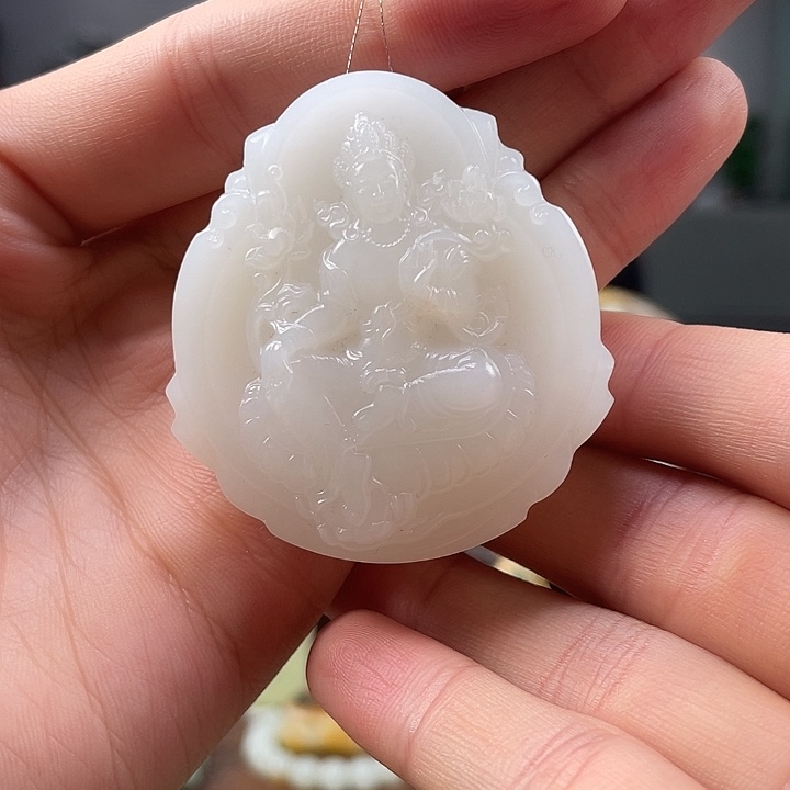 和田玉未镶嵌挂件