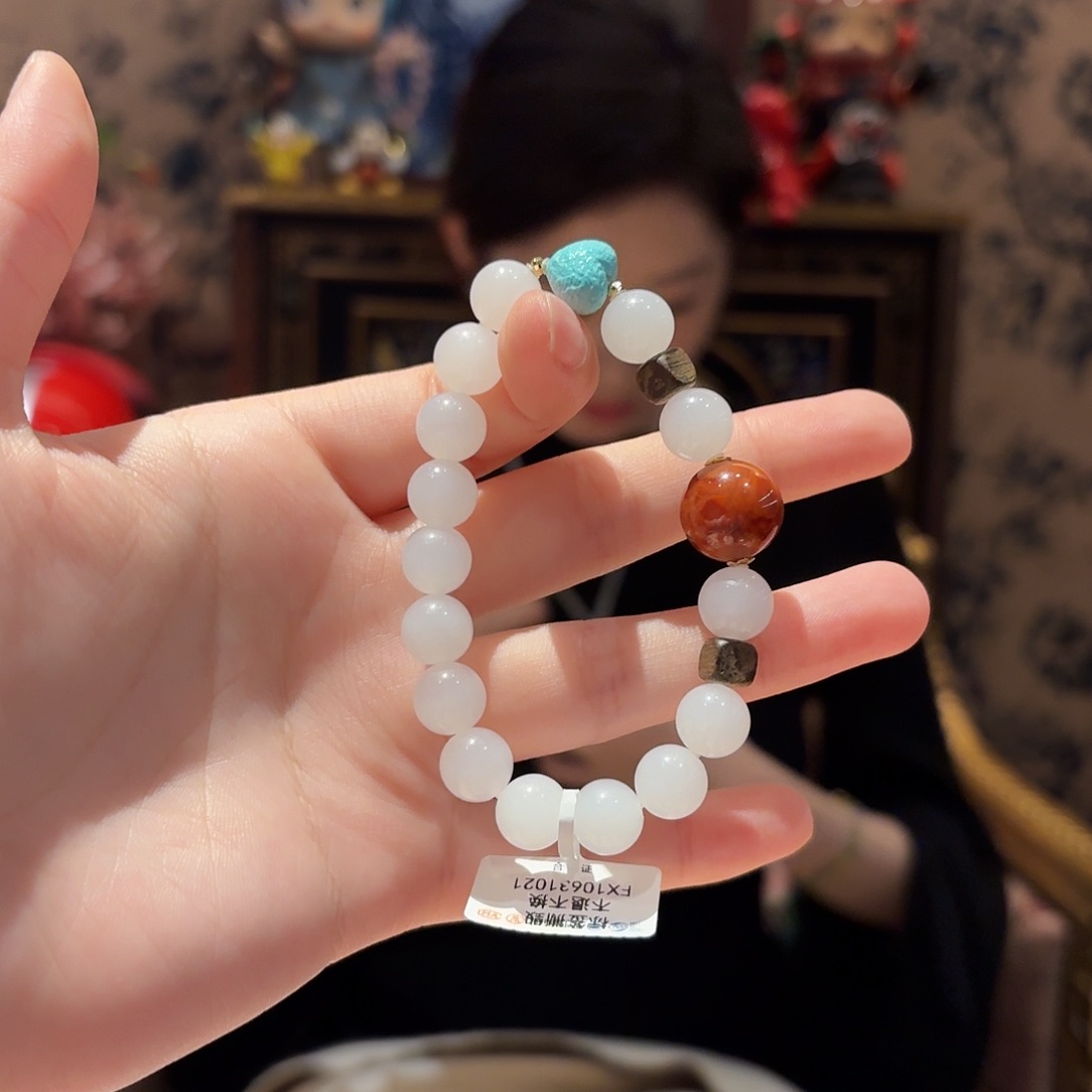 和田玉手串未镶嵌