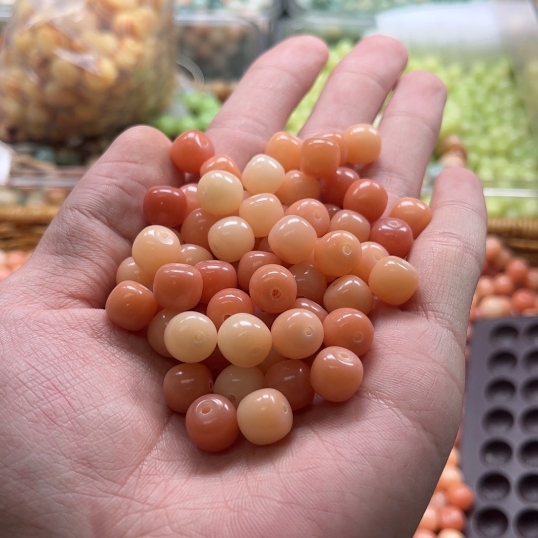 【闪购商品】白玉菩提吊坠q10/100+20颗果冻粉