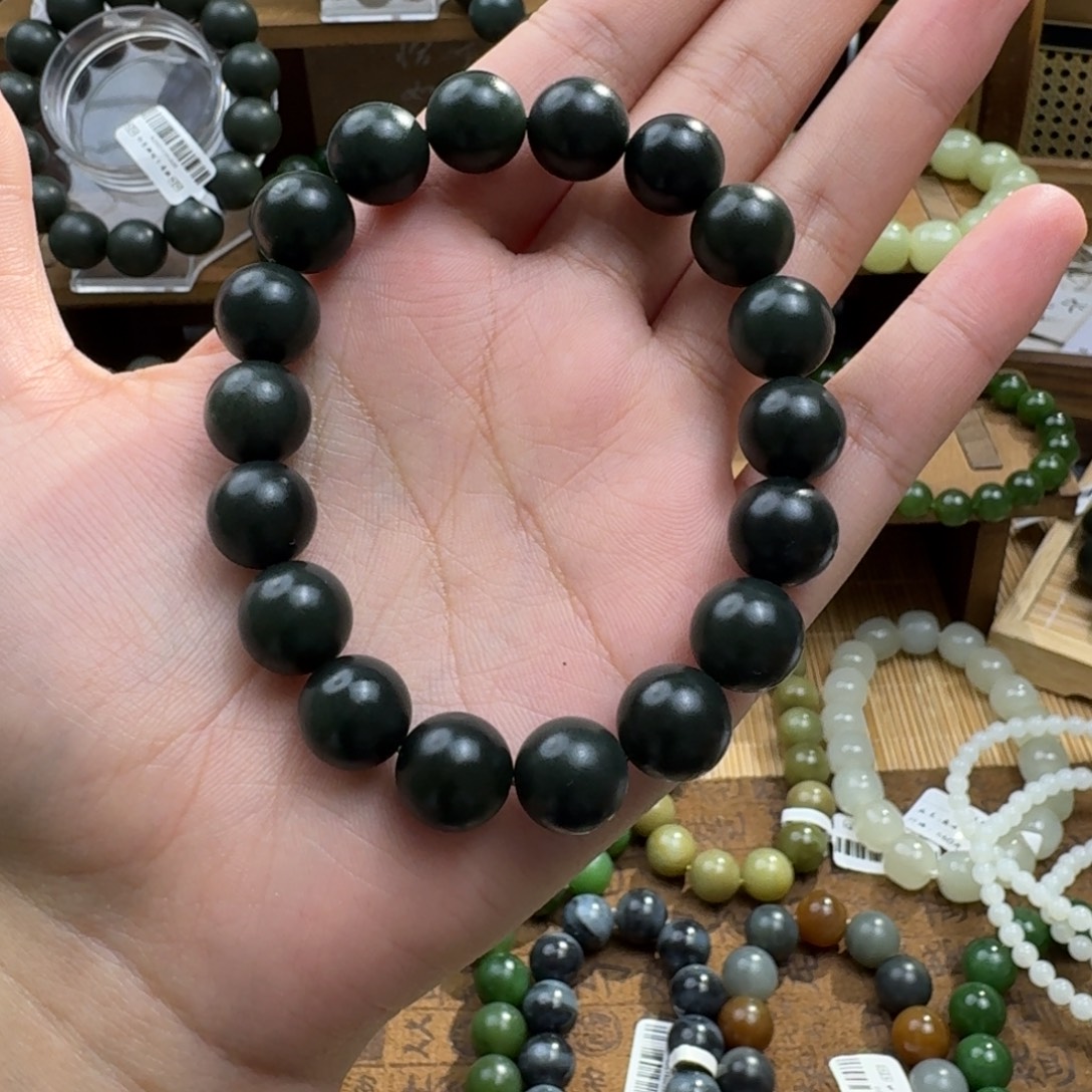 可***枫和田玉未镶嵌手链