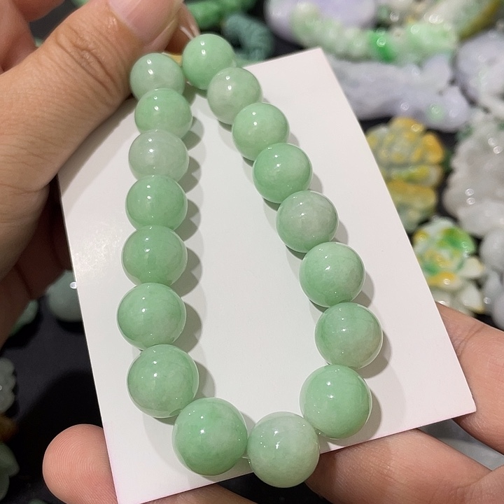 颈饰未镶嵌翡翠小**人天