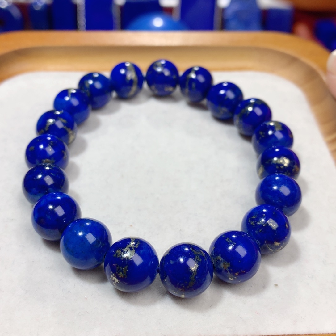 青金石未镶嵌10m手链