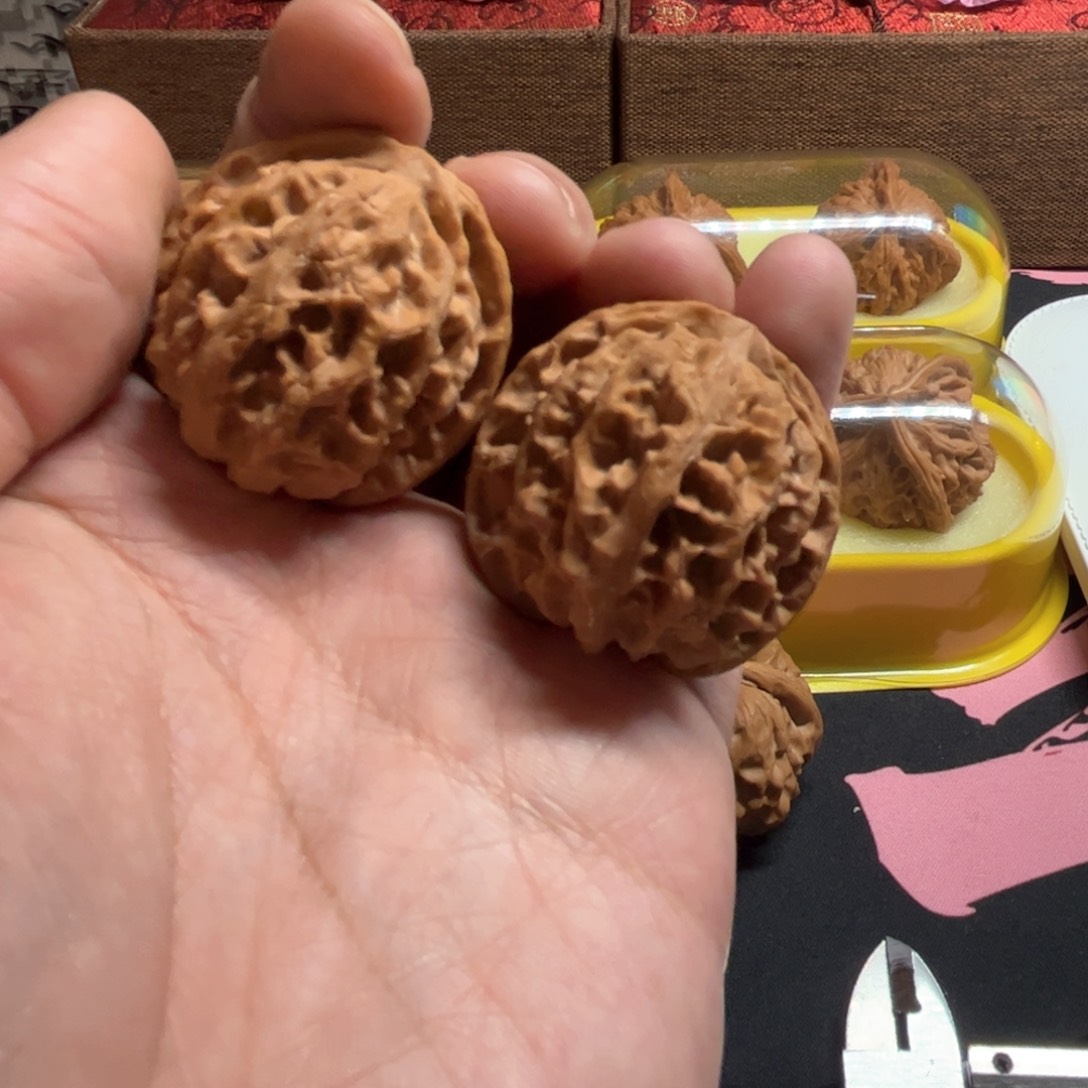 文玩核桃把件文玩核桃苹果园练手对