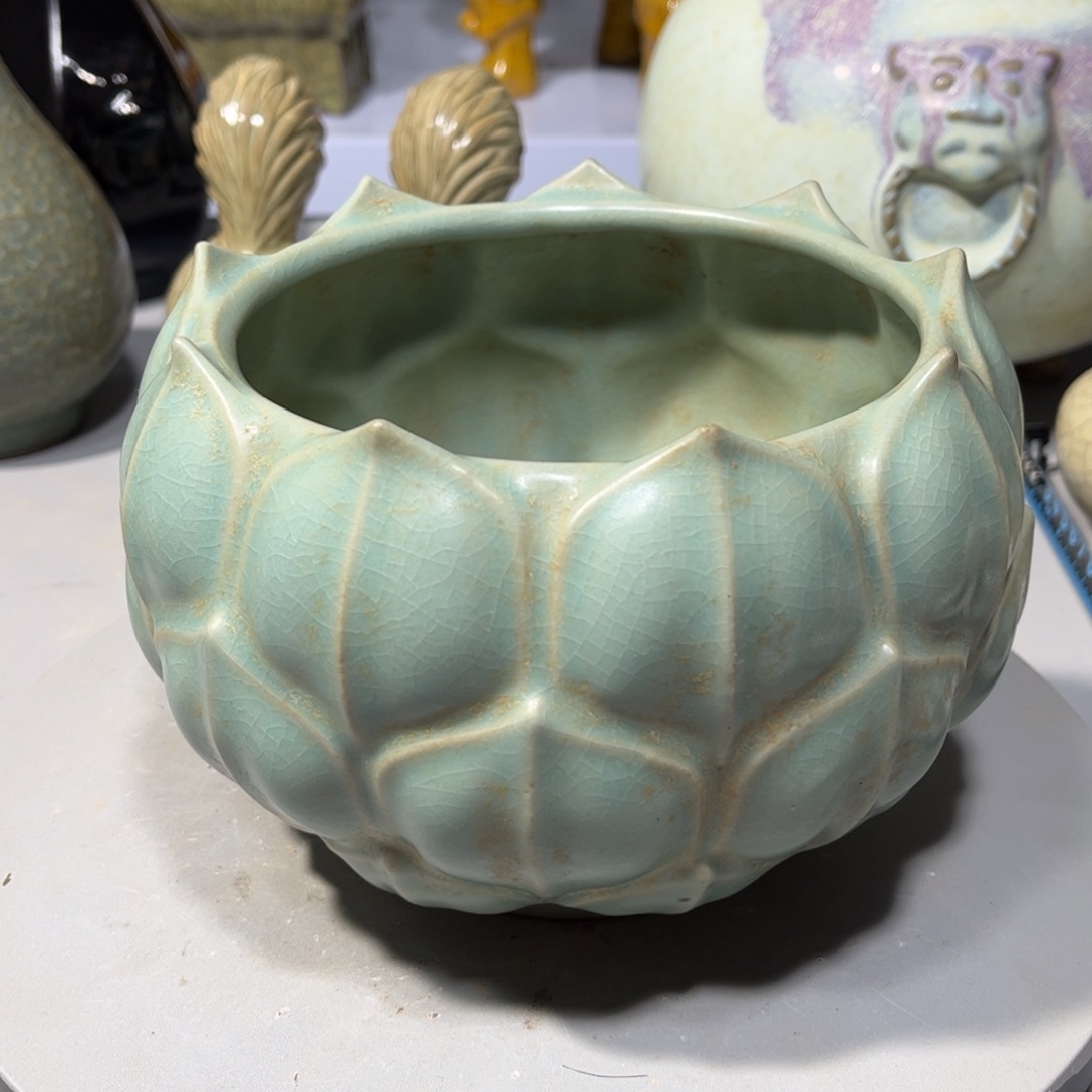 瓶汝窑钵品相完美