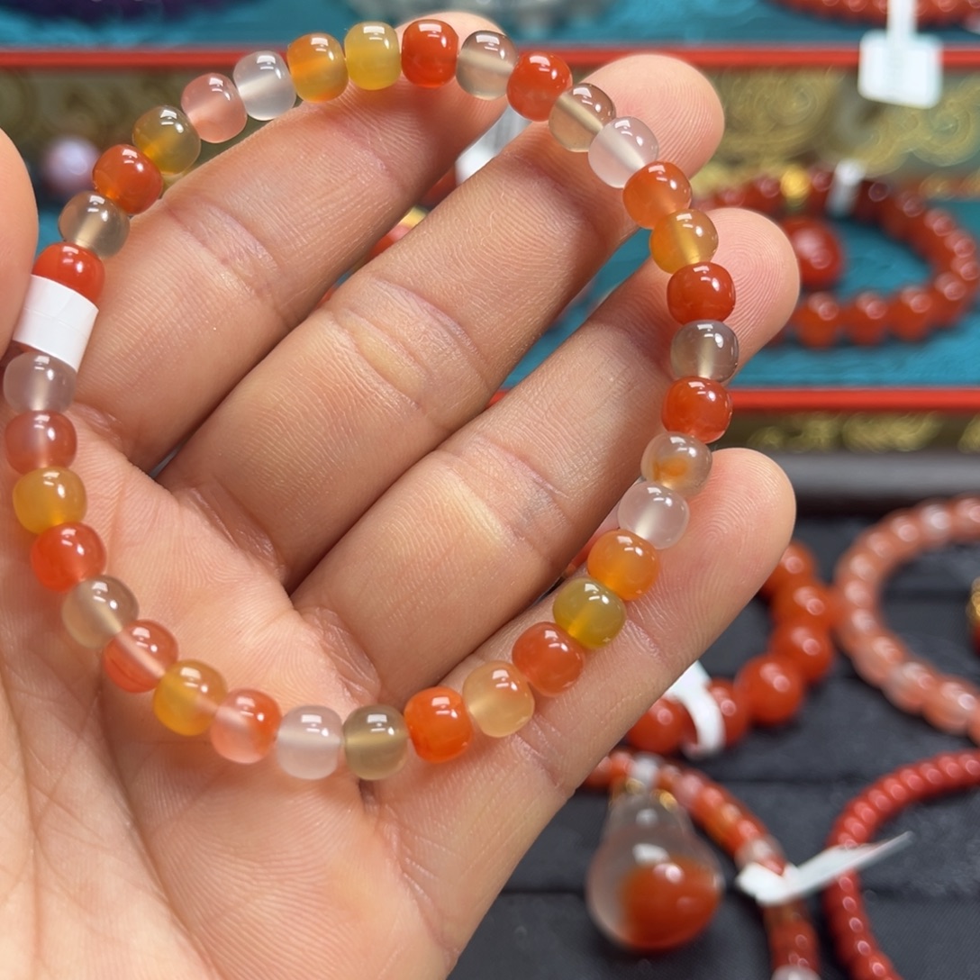 南红玛瑙未镶嵌手串