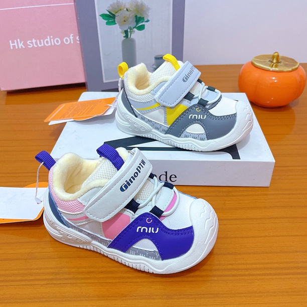 18-22码皮面二棉机能鞋 E88