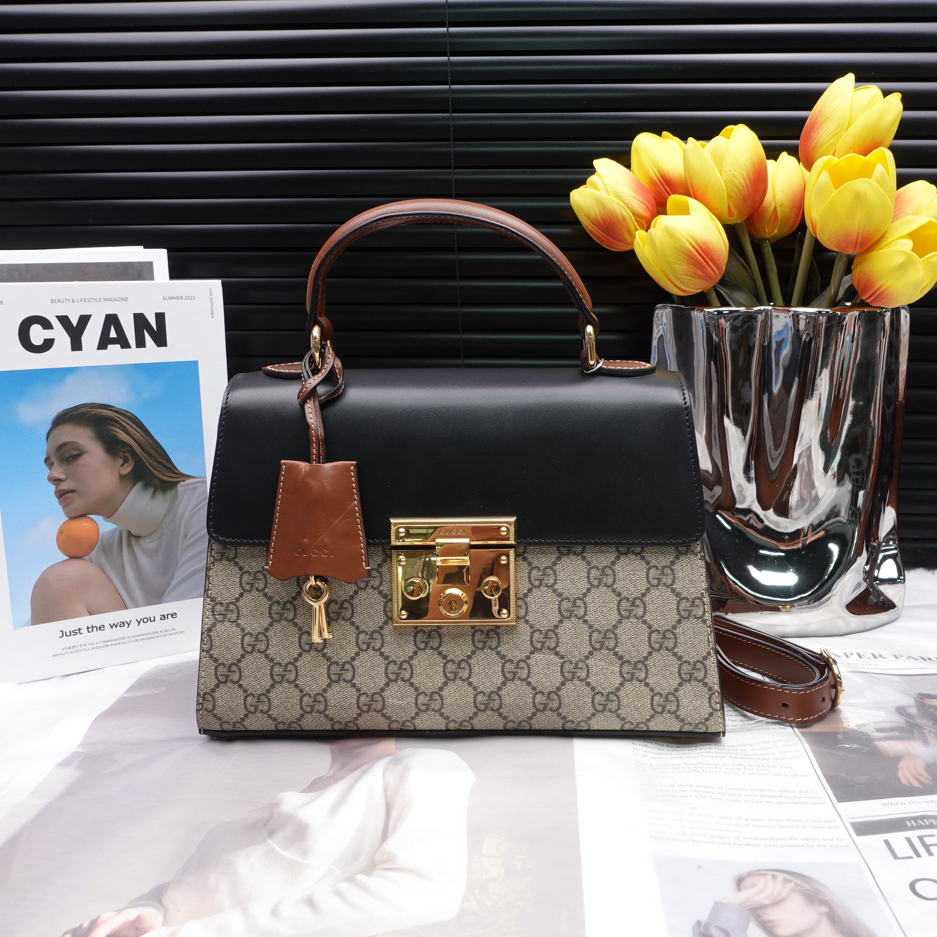95新 GUCCI/古驰 单肩包/T10223752