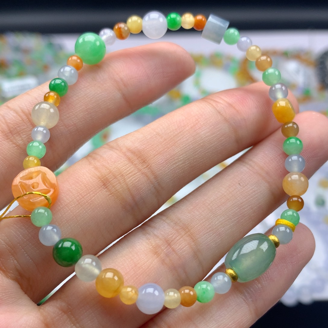翡翠手链未镶嵌‼️新品‼️