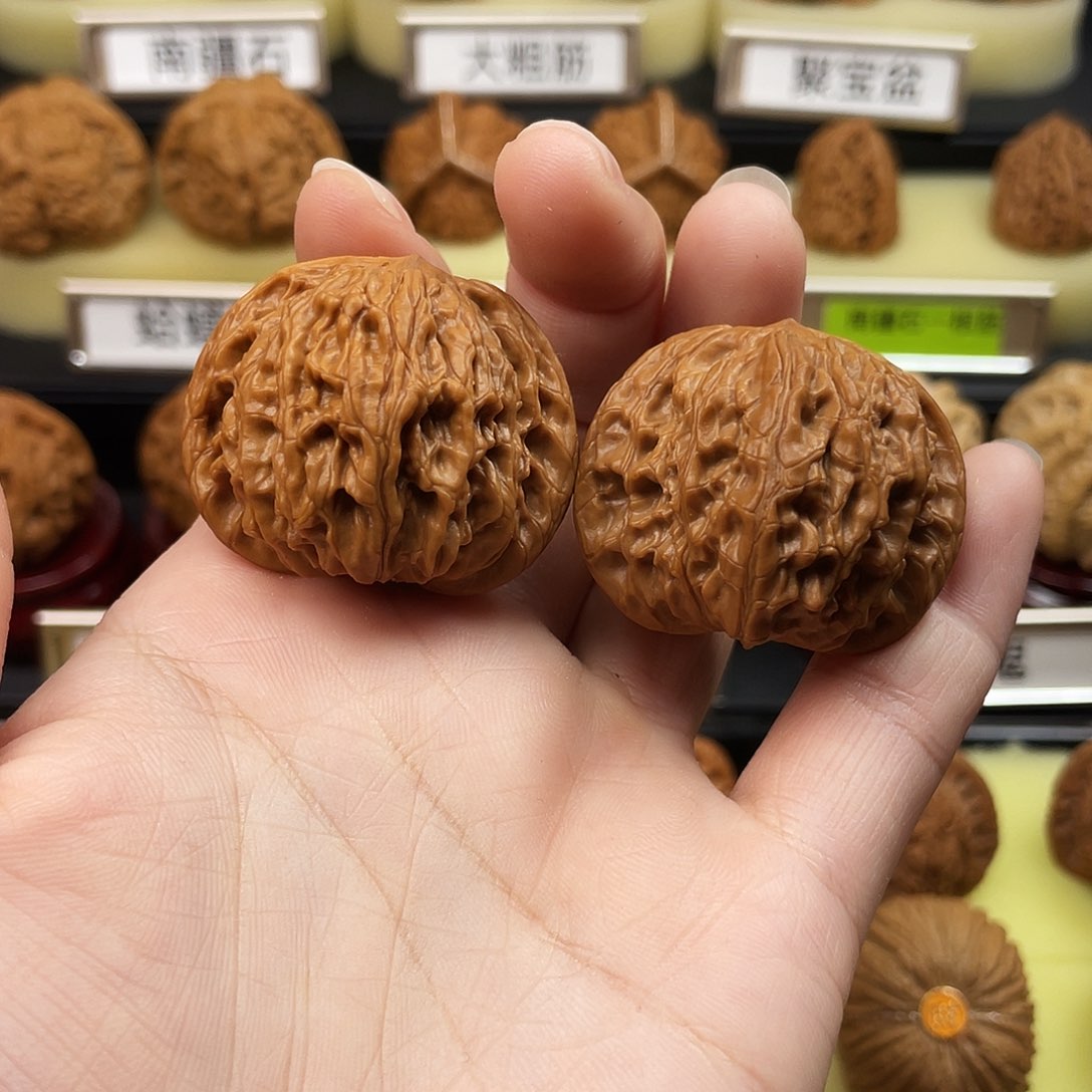 文玩核桃把件38尺正磨318