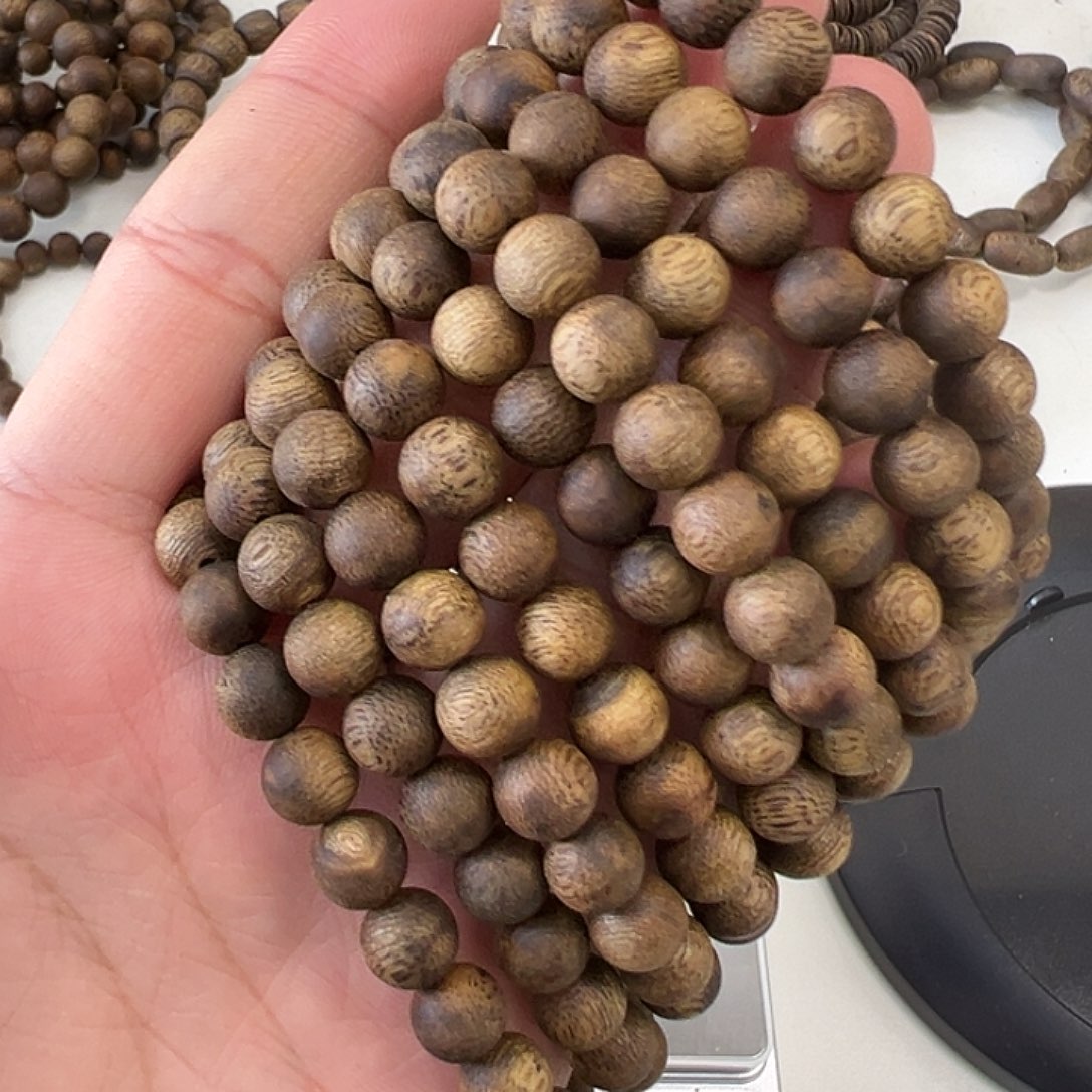 手串沉香圆珠单圈手串8mm4g