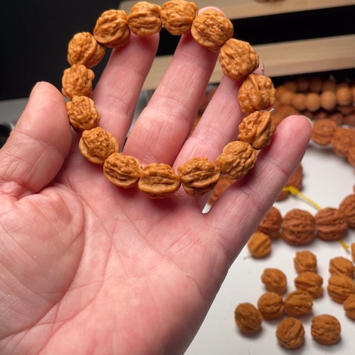 黑****手串桃核小核桃手串尺寸166666
