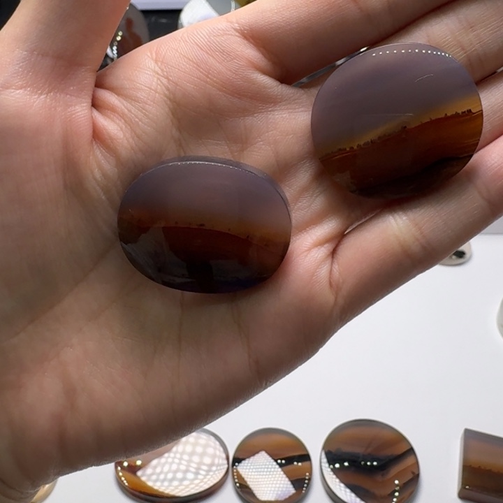 励***馆玛瑙/玉髓未镶嵌珠宝奇石