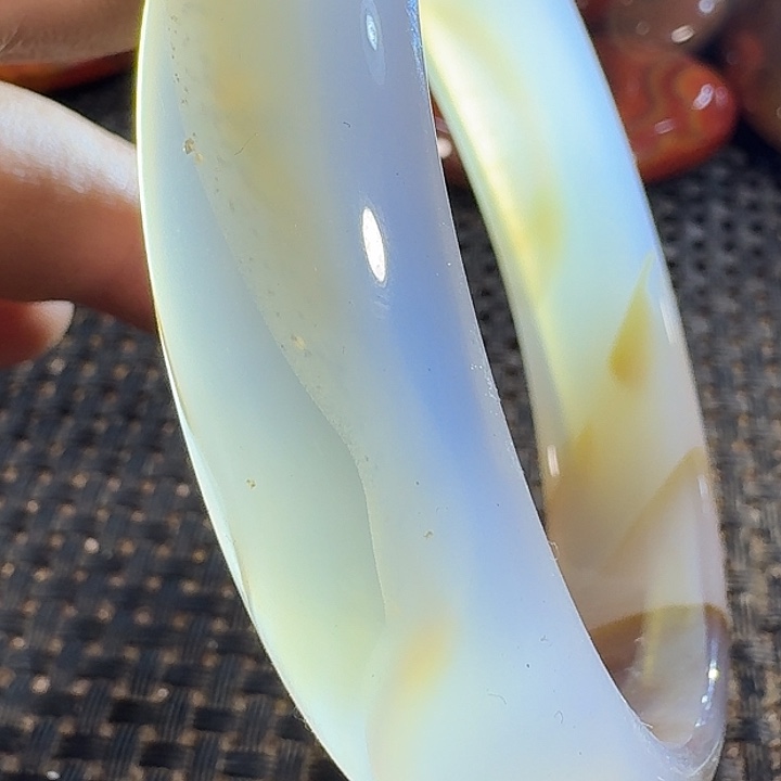 方***冀玛瑙/玉髓未镶嵌颈饰