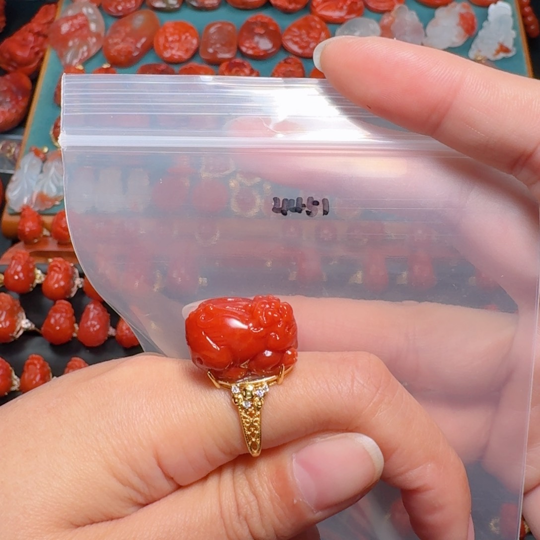 南红玛瑙南红银S925镶嵌