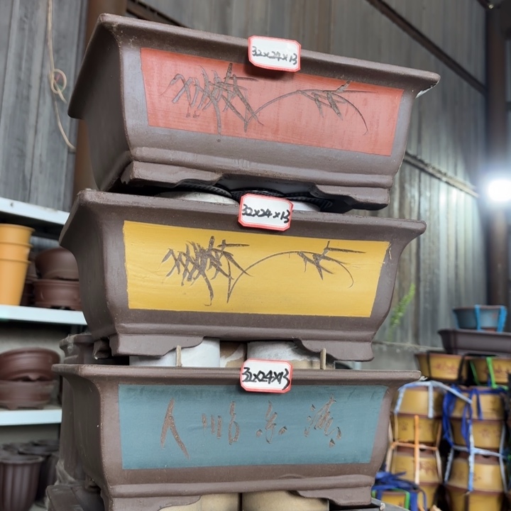 紫砂花盆            100-4