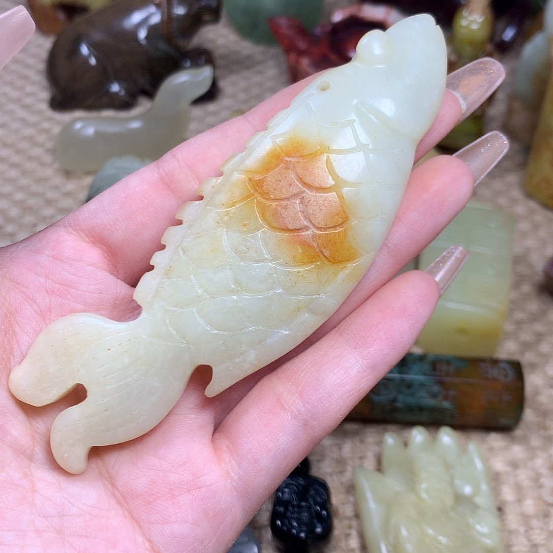 白玉菩提吊坠挂件