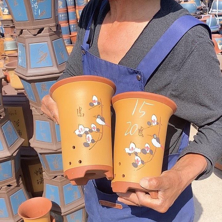 紫砂花盆紫砂花盆