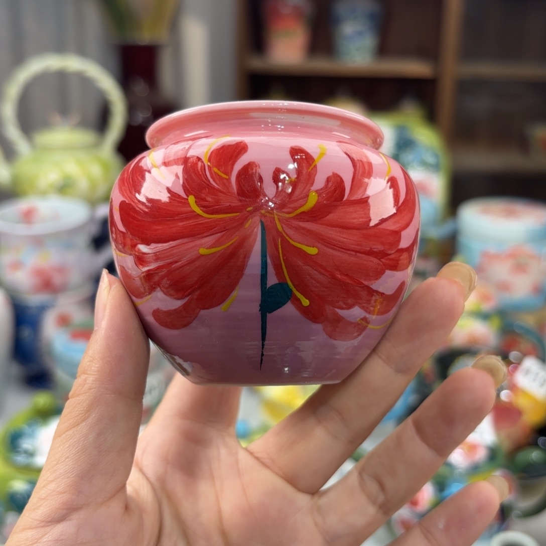 景德镇手绘高温釉下彩陶瓷茶具