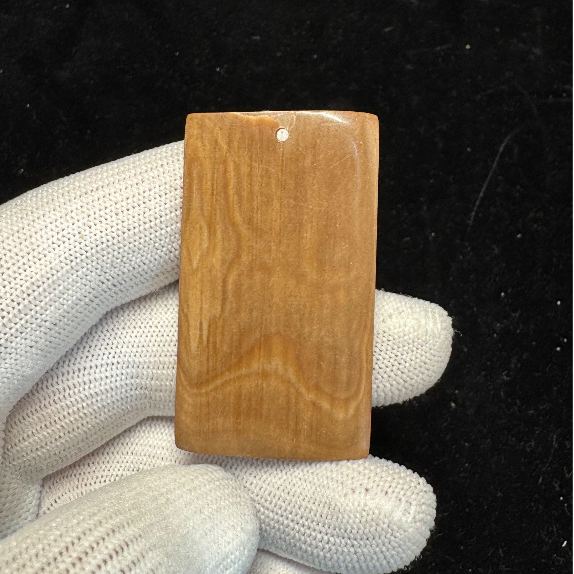 F8100天然猛犸牙牌子支持鉴定假一罚四