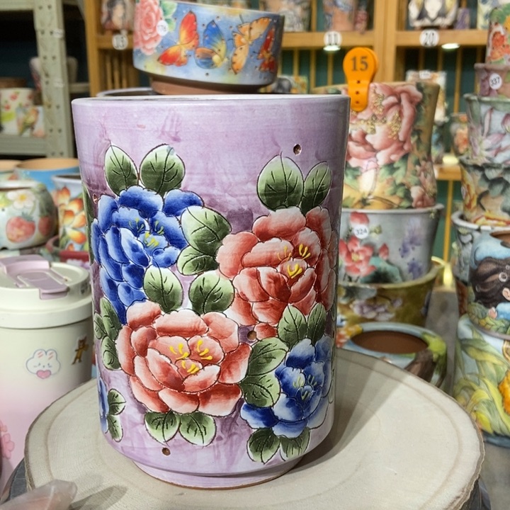 红陶景德镇艺术手绘作品