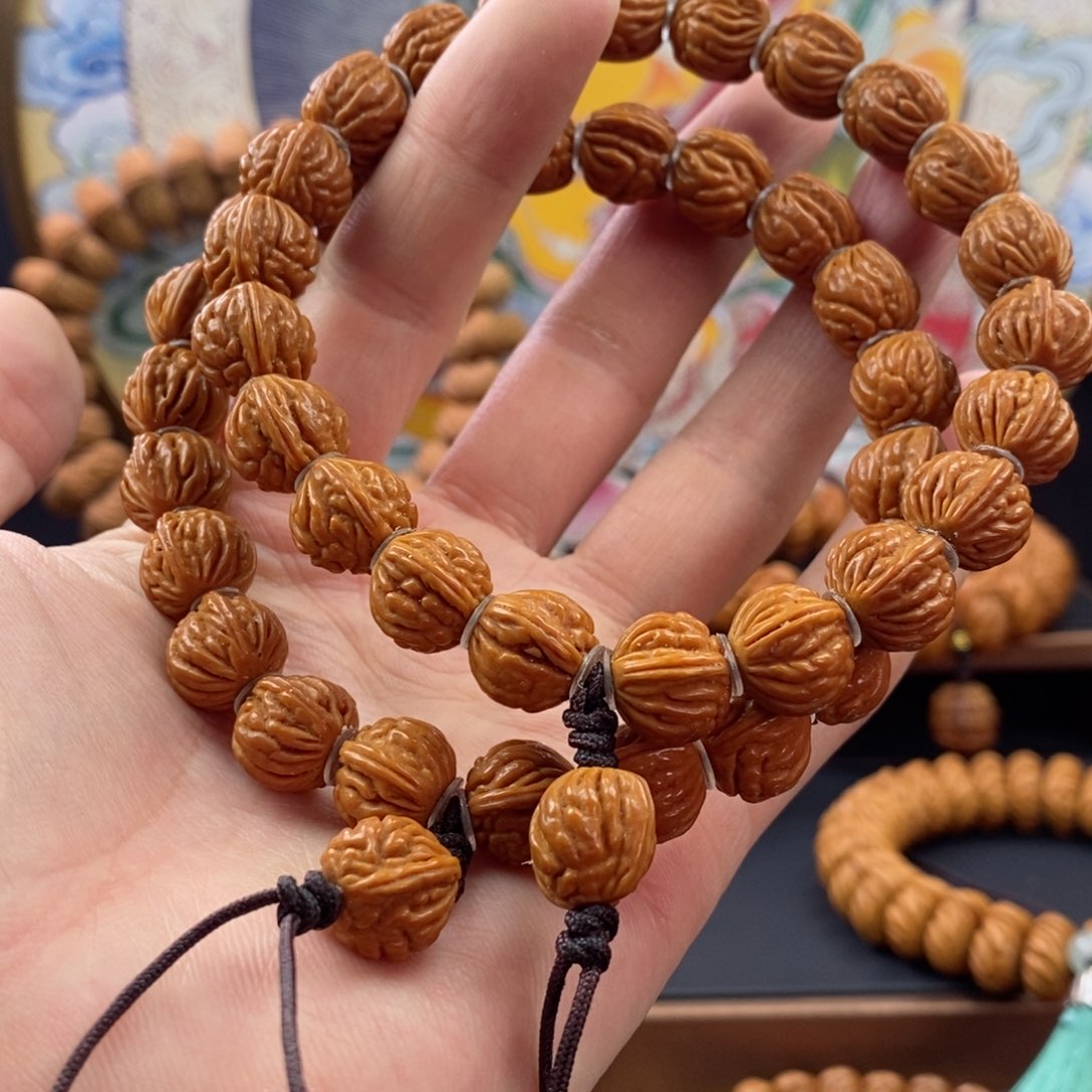 桃核手串13火麒麟手串