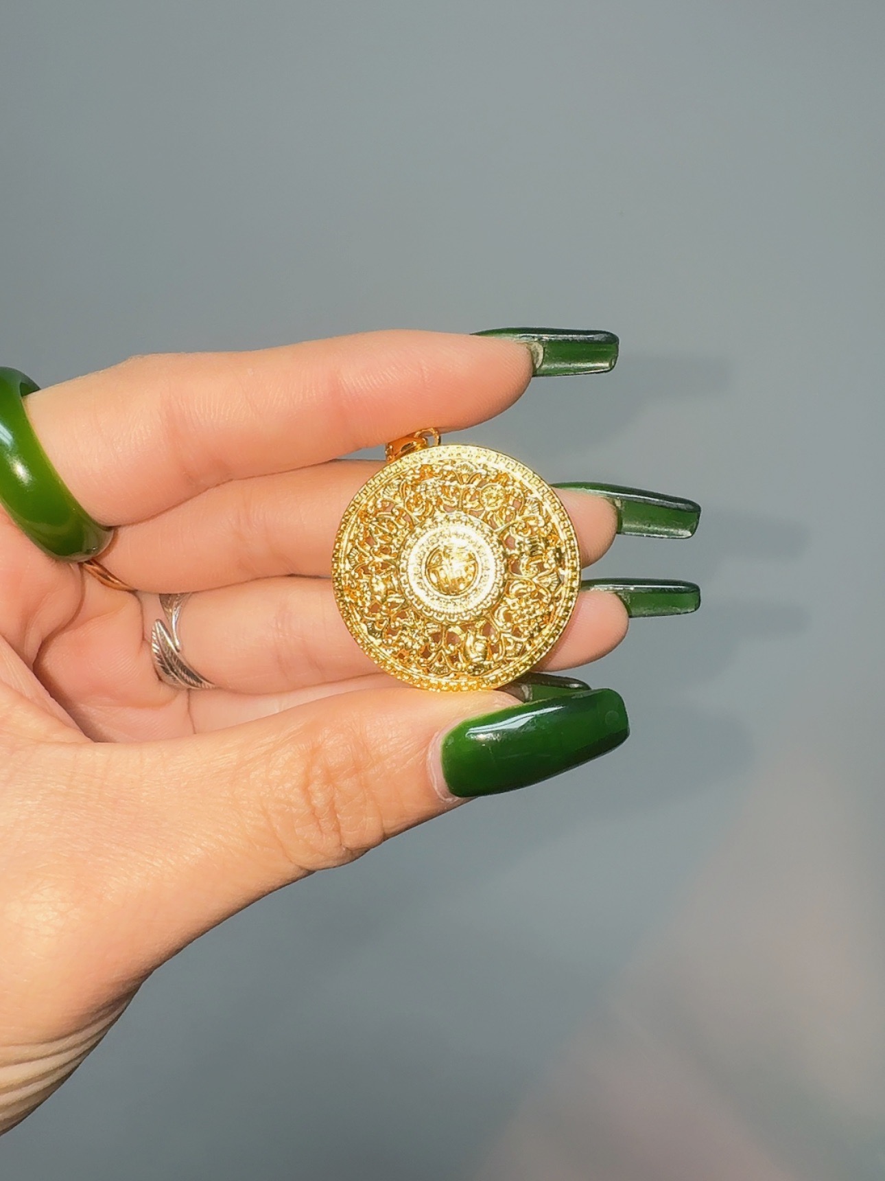 水贝莉姐八宝宝盘吊坠