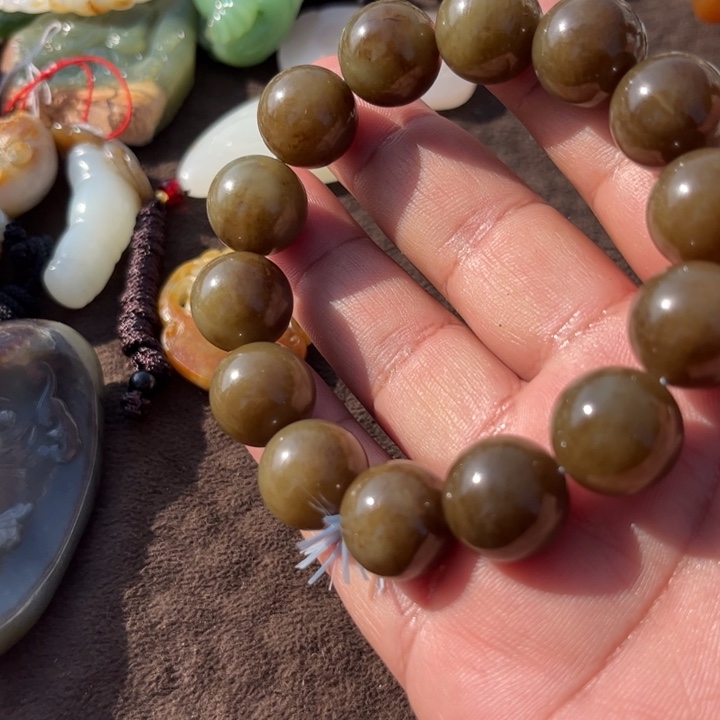 和田玉手链未镶嵌