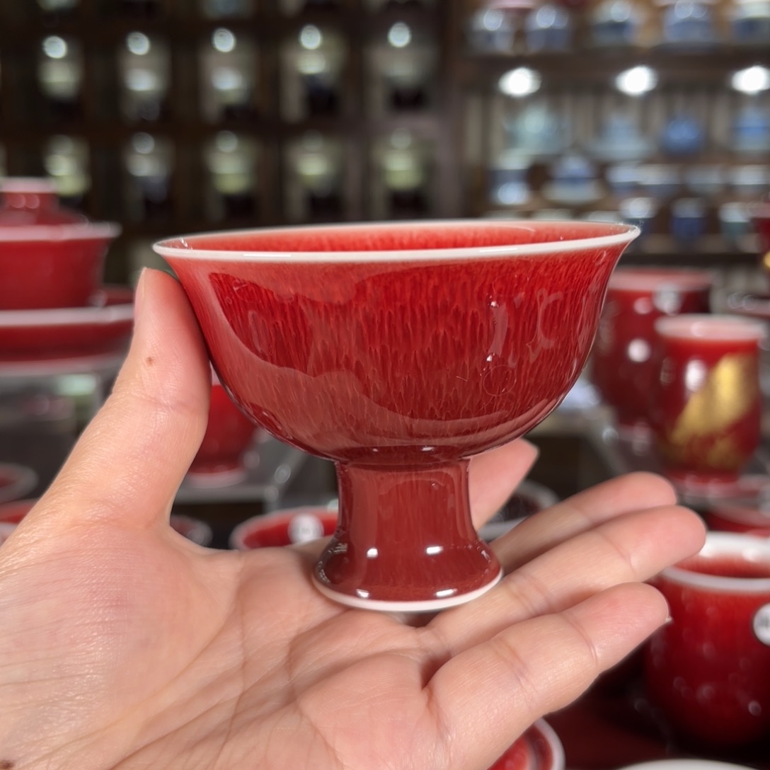 杯子景德镇高温原矿杯