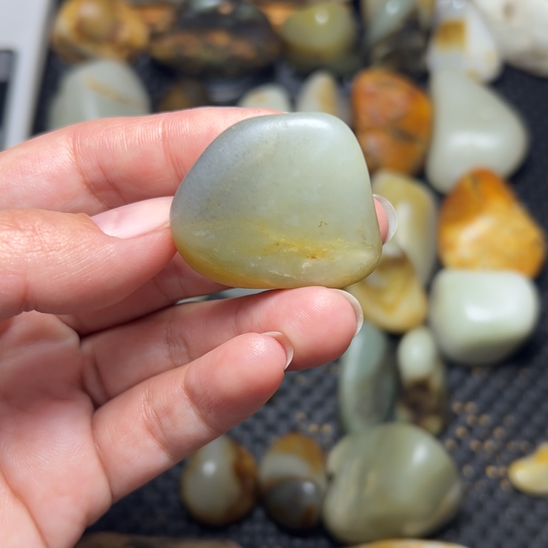 和田玉未镶嵌挂件59