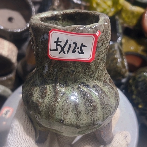 粗陶花盆手工花盆