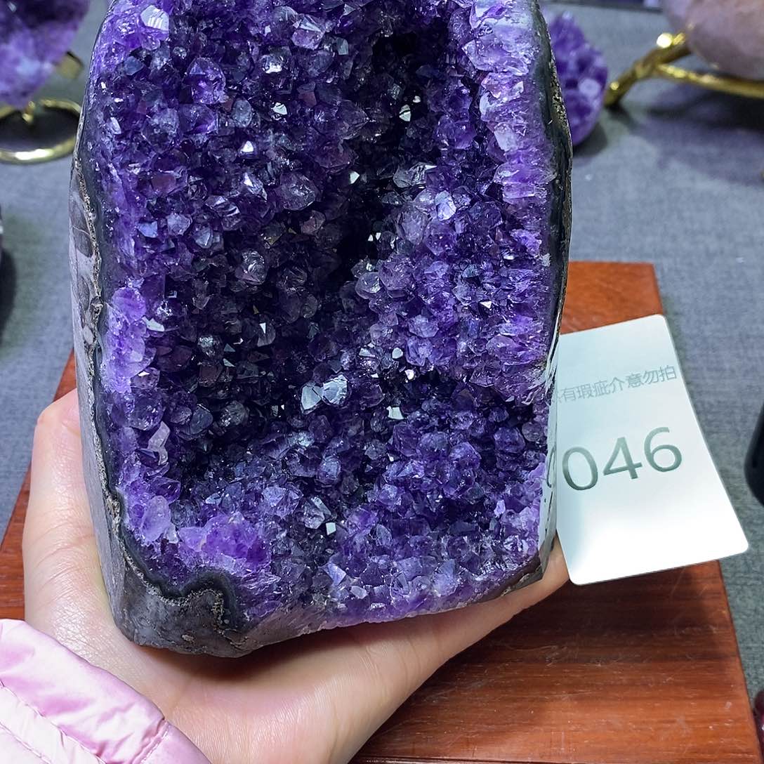 珠宝半成品紫晶未镶嵌