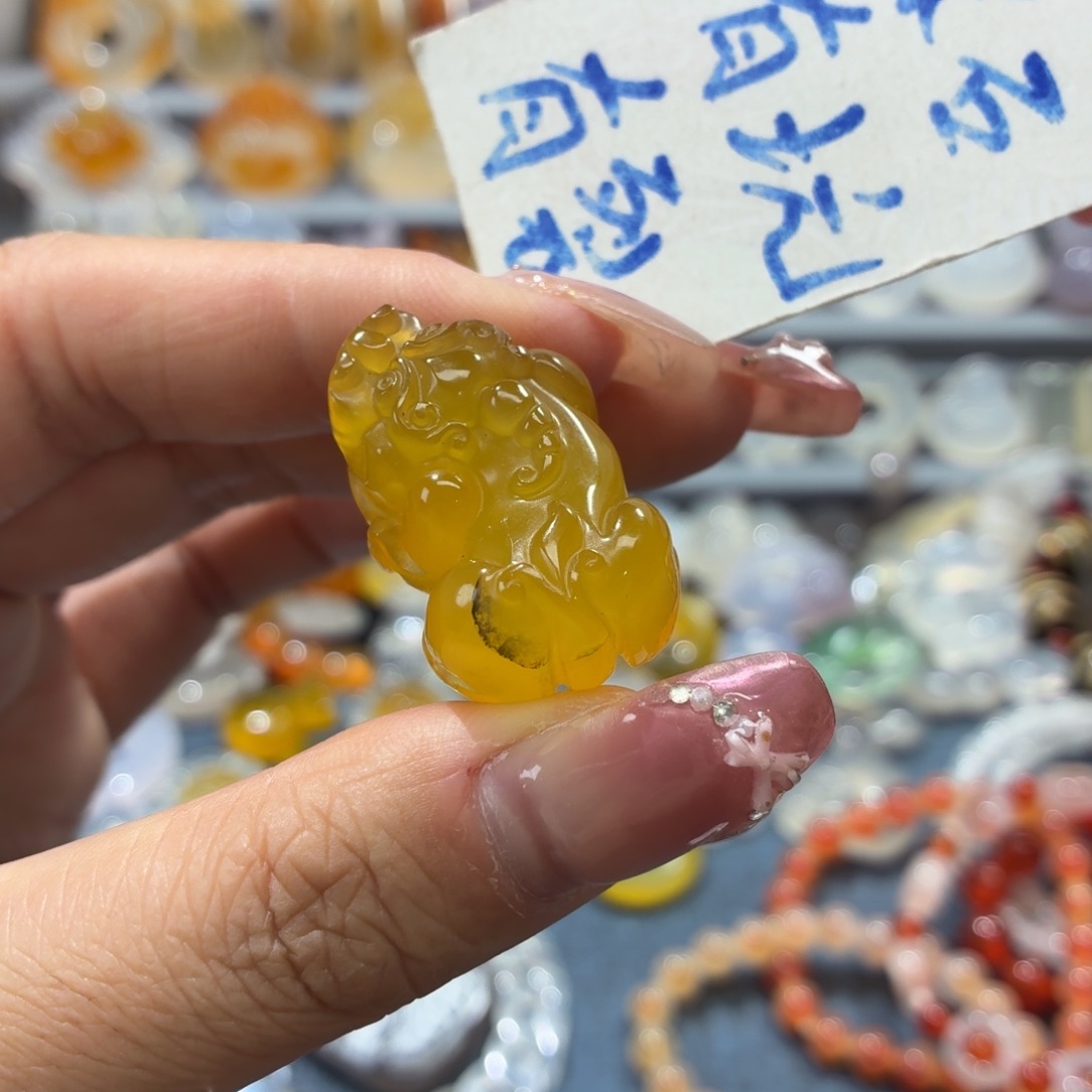 玛瑙/玉髓未镶嵌吊坠(不含链)