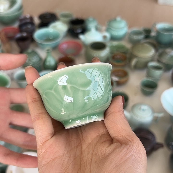小米茶器龙泉青瓷