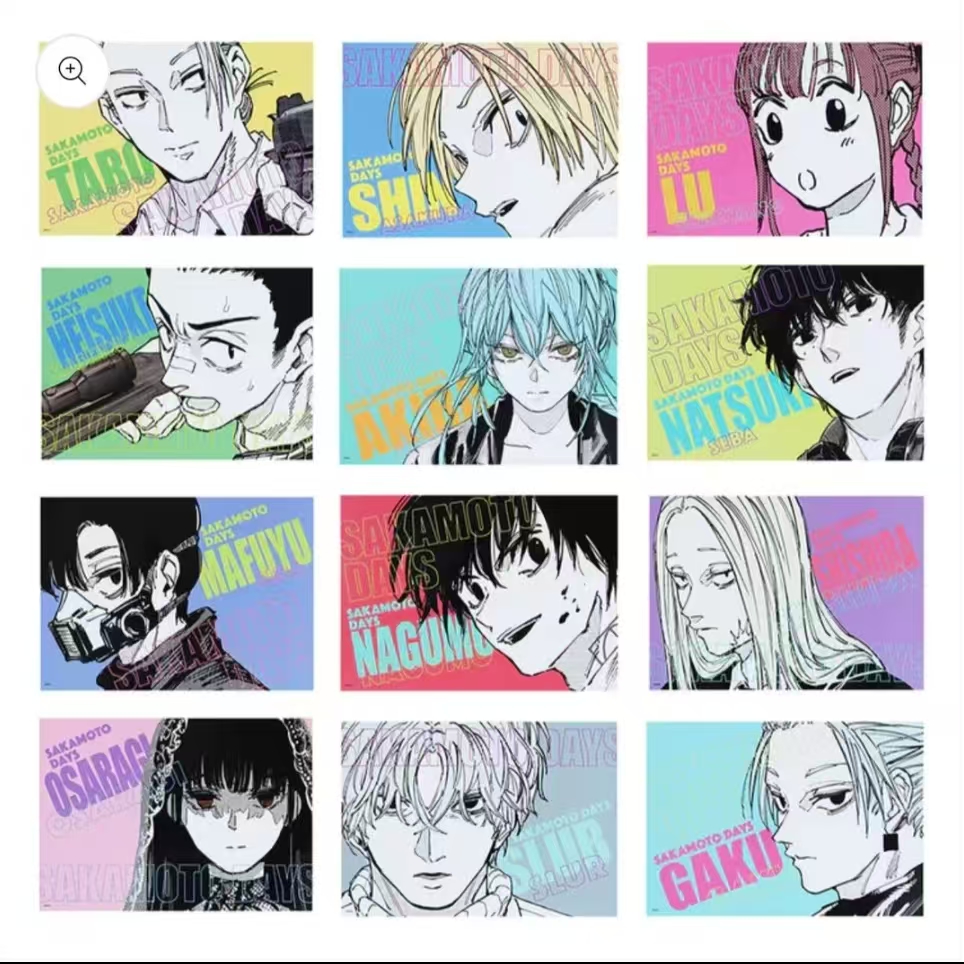 【时空屋】坂本日常艺术卡第一弹 /正比Q版立牌 盲盒代拆