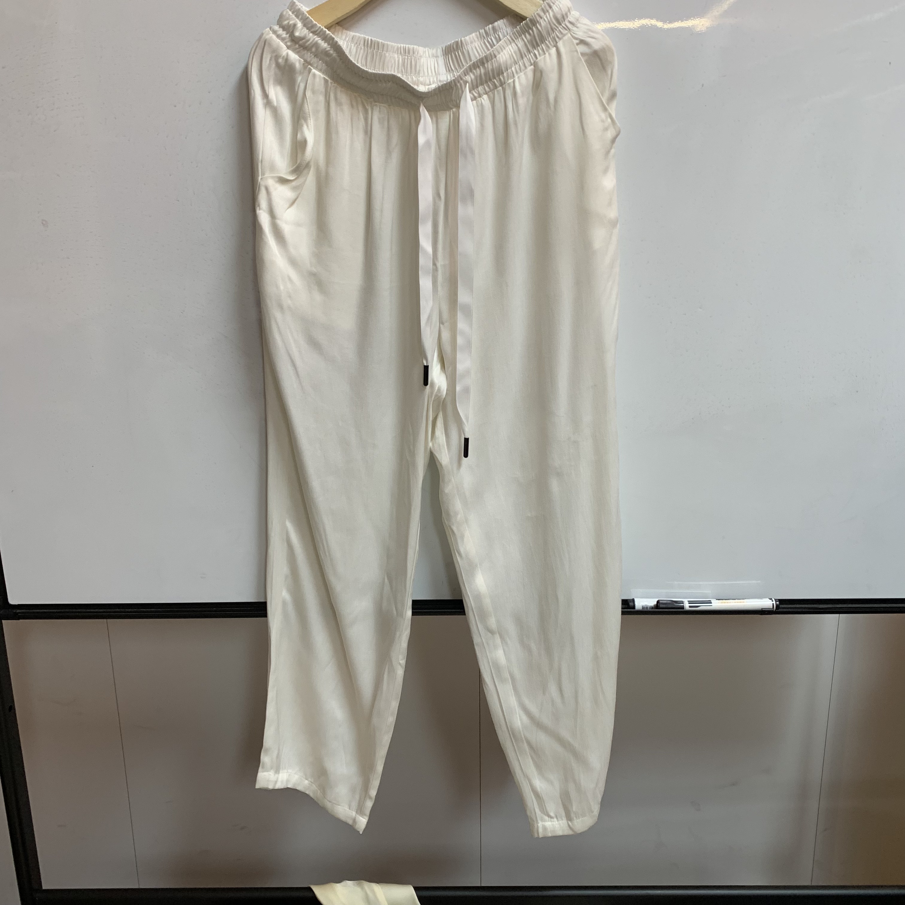 重磅进口铜氨丝九分裤裤E472