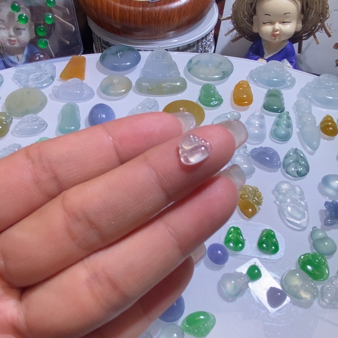 未镶嵌定制翡翠翡翠7.6/8.8/2.6